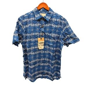 Island Republic Vintage Collection Silk Shirt Men's Large Blue NWT